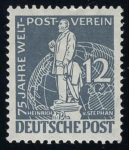 35 Weltpostverein Stephan 12 Pf postfrisch ** geprüft