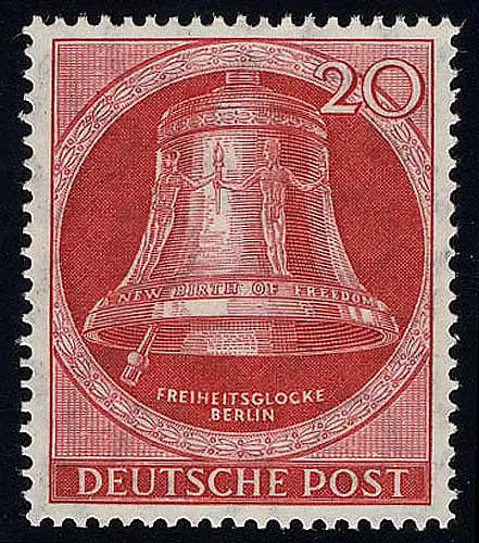 77 Glocke I (Klöppel links) 20 Pf **