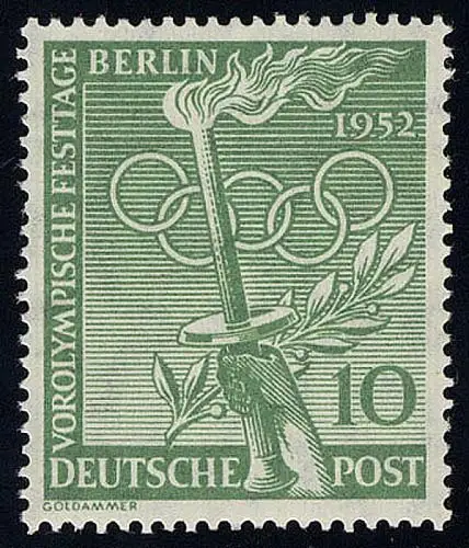 89 Festivals vorolympiques 10 Pf **