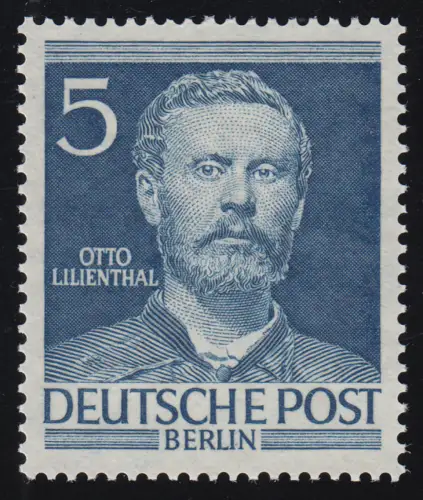 92 Lilienthal 5 Pf ** post-fraîchissement