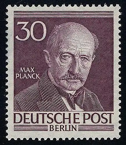 99 Max Planck 30 Pf ** postfrisch