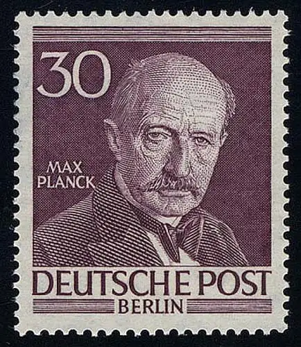 99 Max Planck 30 Pf, postfrisch **