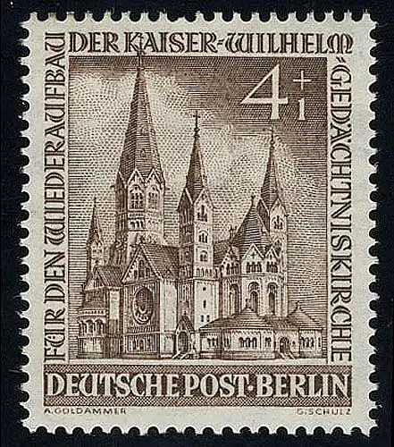 106 Kaiser-Wilhelm-Gedächtniskirche 4+1 Pf **