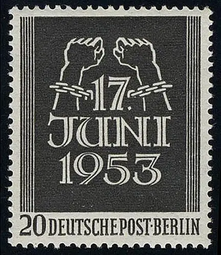 110 17 juin 1953 20 Pf ** .