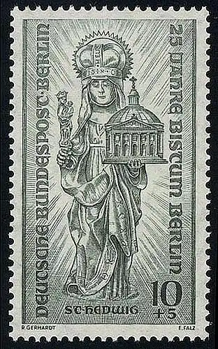 133 Bistum Berlin 10+5 Pf Patronin von Schlesien **