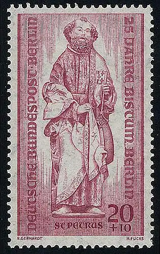 134 Evêque de Berlin 20+10 Pf 1er Epêche de Rome **