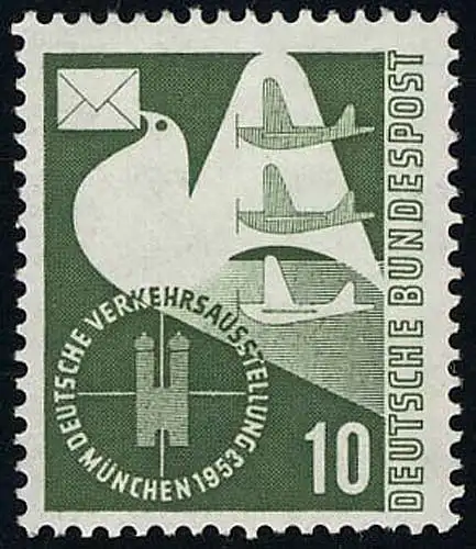 168 Verkehrsausstellung 10 Pf ** postfrisch