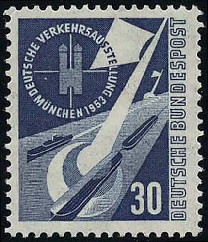 170 Verkehrsausstellung 30 Pf ** geprüft BPP