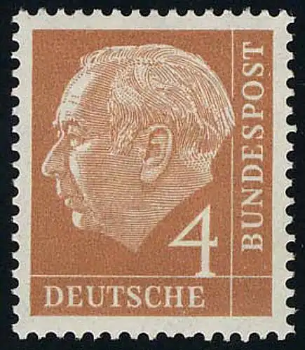 178 Heuss 4 Pf, postfrisch **