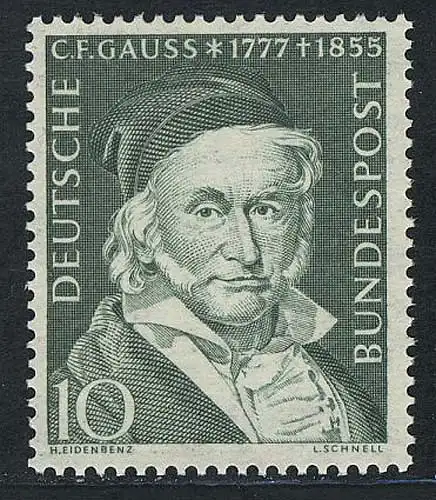 204 Gauß - Marke ** postfrisch