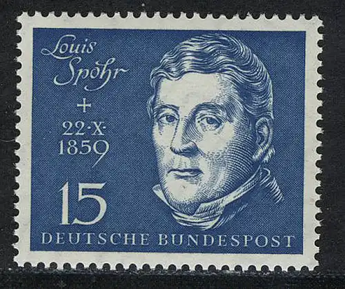 316 Spohr 15 Pf aus Block 2 Beethovenhalle **