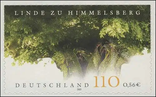 2217 Linde zu Himmelsberg SELBSTKLEBEND aus MH 45, ** postfrisch