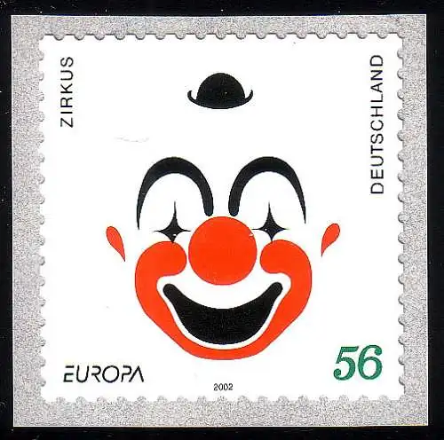 2272 Europa/CEPT Zirkus/Clown SELBSTKLEBEND postfrisch **