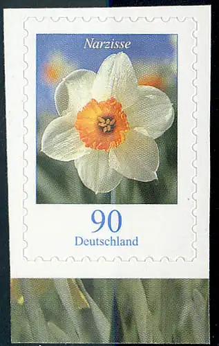 2515 Blumen 90 C SELBSTKLEBEND aus MH 61, postfrisch **