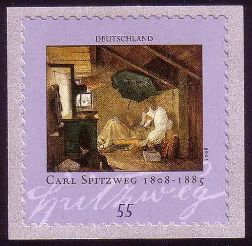 2648 Carl Spitzweg , ENTIÈRE-VILLE DE ROULEAUX **