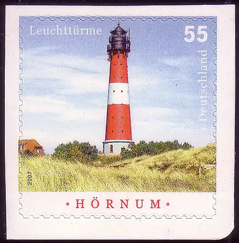 2682 Leuchtturm Hörnum SELBSTKLEBEND aus MH 75, postfrisch **