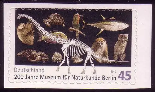 2780 Musée d'histoire naturelle de Berlin , TELÉGLEMENT en feuille 5, **