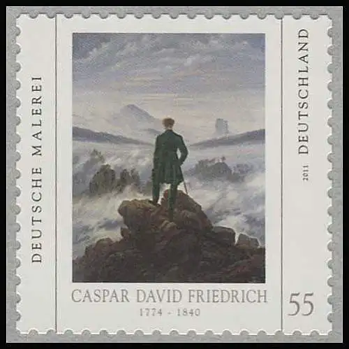 2869 C.D. Friedrich, SELBSTKLEBEND, postfrisch **