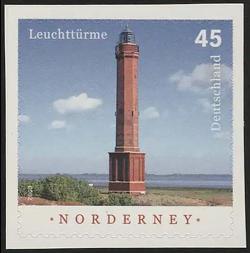 2875 Leuchtturm Norderney SELBSTKLEBEND aus MH 86, postfrisch **