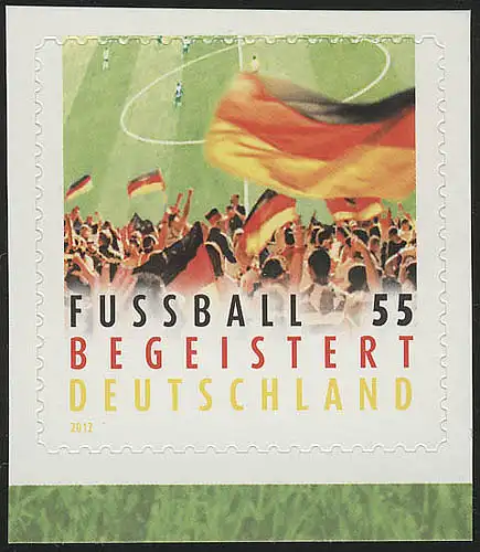 2936 Fußball SELBSTKLEBEND aus MH 88, postfrisch **