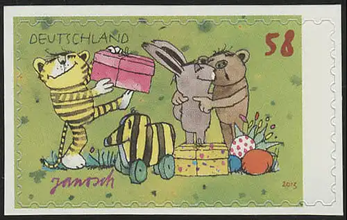 2996 Janosch: Ostern, SELBSTKLEBEND aus Folienblatt 28, **