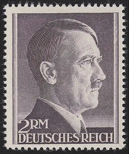 800B Hitler 2 Reichsmark ** ENG gezähnt