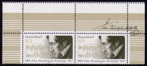 1953L Mendelssohn: Carrelage de Leerfeld en haut avec FN 1, **