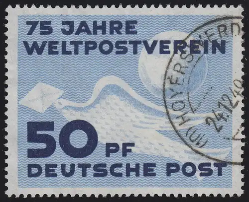 242 Association postale mondiale 1949, O Tamponné