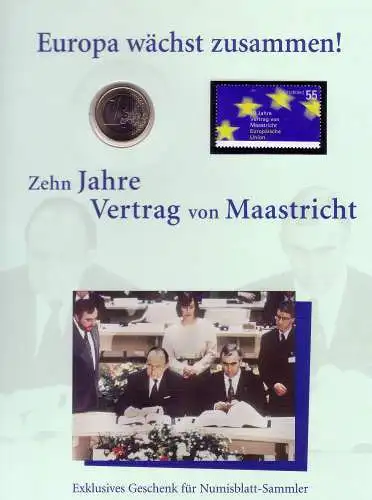 Numisblatt-Jahresgabe 2003: Europa wächst zusammen!