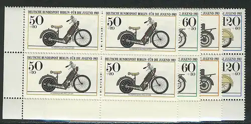 694-697 Jeunes motos 1983, E-Vbl et l. Set **