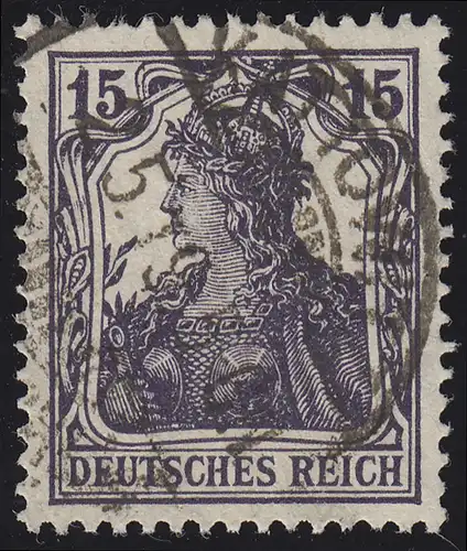 101a Germania 15 Pf violet O