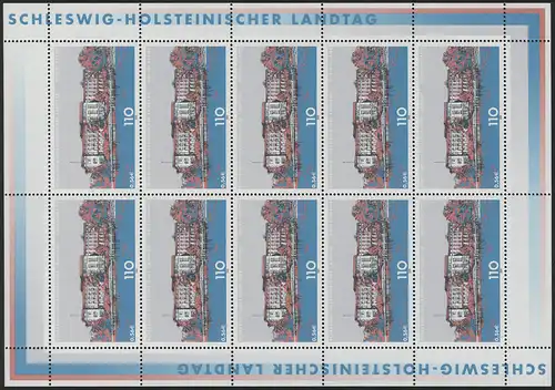 2198 Parlements Schleswig-Holstein Kiel - Bogen 10 **