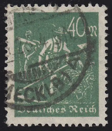 244a Freimarke Arbeiter 40 M O geprüft