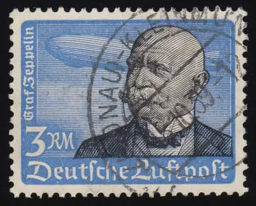 539x timbre de vol 1934 3 RM, O cacheté