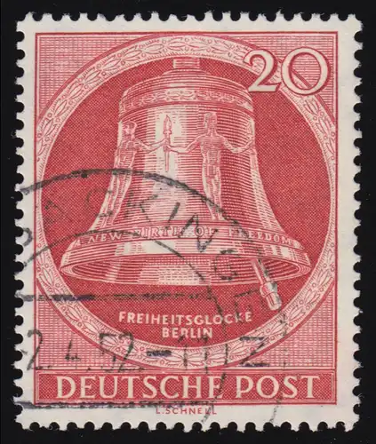 84 Cloche II (bouton à droite) 20 Pf O Tamponné