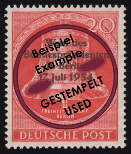 118 Wahl Bundespräsident, gestempelt O