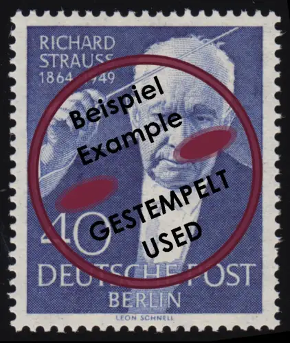 124 Richard Strauss, gestempelt O
