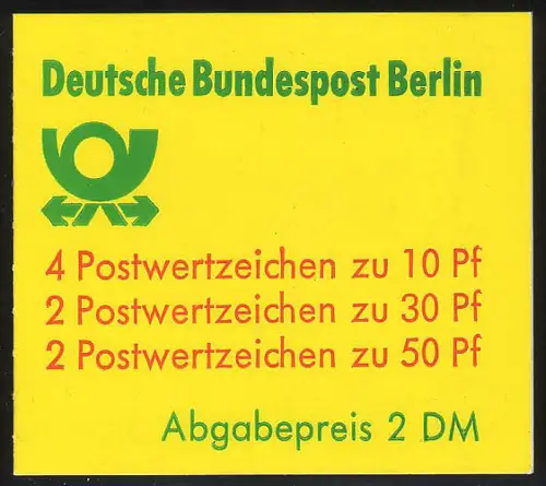 11g MH BuS 1980 - mit PLF II, postfrisch **