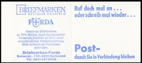 11g MH BuS 1980 - mit PLF II, postfrisch **