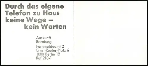 10aII IV MH BuS 1977 mit PLF IV Blatt am Ast, Feld 7, **