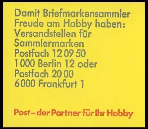 21aII MH BuS 1977, mit PLF I, postfrisch