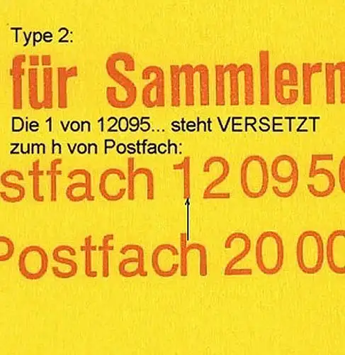 9dIIb MH Unfall teilgezähnt 1974 - postfrisch **