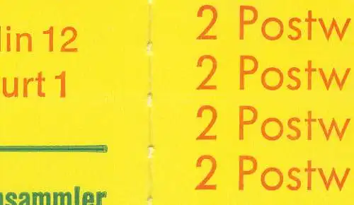 12caII MH BuS 1980 [rouge 60], nouvelle fluorescence **