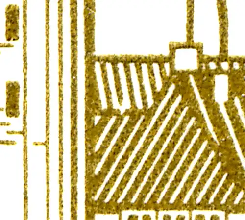 HBl. 19 aus MH 11 BuS, neue Fluoreszenz - mit PLF XVI (534I/XI), Feld 6 **