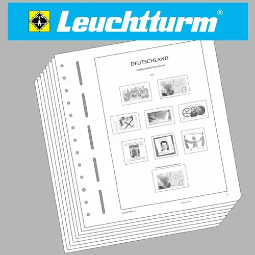LEUCHTTURM MEMO-Nachtrag Deutschland 2007 - Ladenschauexemplar