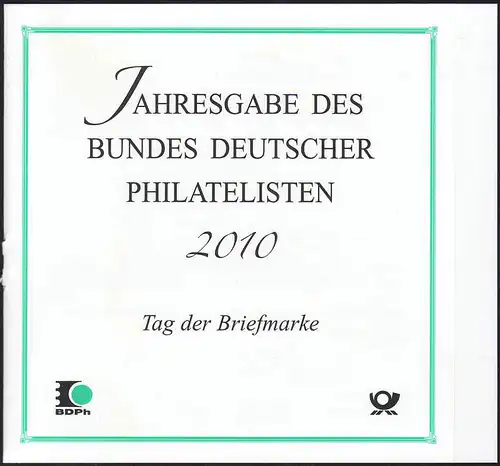 BDPh-Jahresgabe 2010 Tag der Briefmarke Postplakat