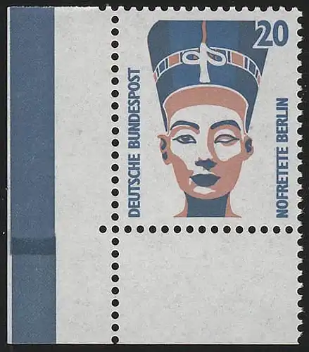 1398 SWK 20 Pf Ecke ul MIT Naht ** postfrisch