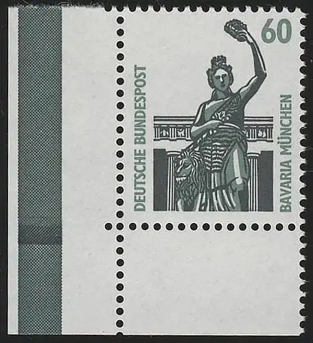 1341 SWK 60 Pf coin ul Avec couture ** post-fraîchissement