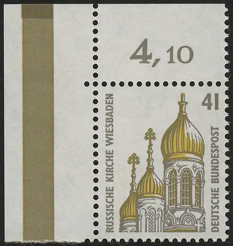 1687 SWK 41 Pf coin ol AVEC couture ** frais de port