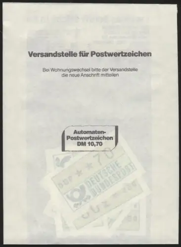 1.1I ATM Type I (7 Werte 20-300) ORIGINALVERPACKT **